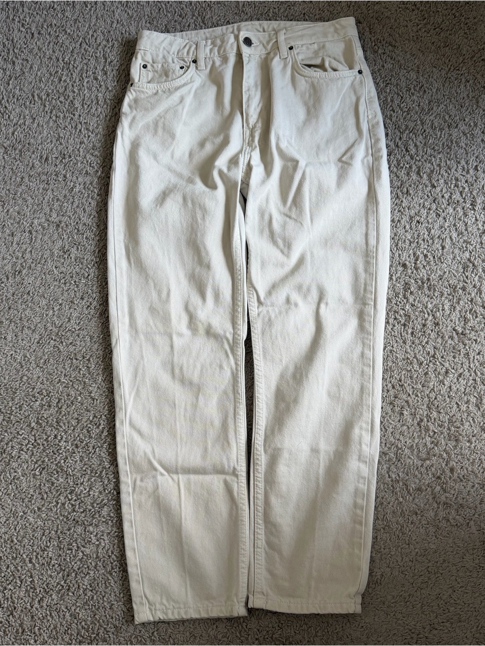 KSUBI Brooklyn Blanc Straight Fit Denim Jeans